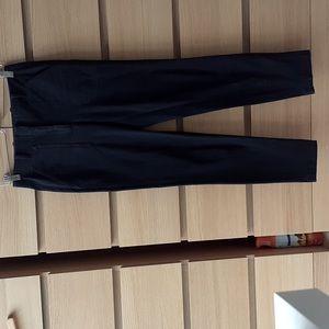 Massimo Dutti Navy Tailored Skinny Work Pants Size 4